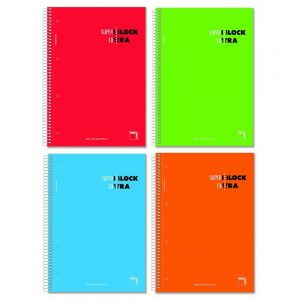 LIBRETA MICROPERFORADA LISA A4