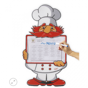CARTEL MENU MR. CHEF