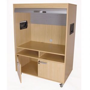 MUEBLE TV Y VIDEO BAJO CON PERSIANA