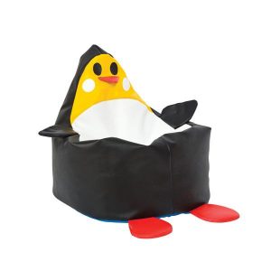 PUFF BEANBAG PINGÜINO NEGRO