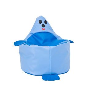 PUFF BEANBAG FOCA AZUL