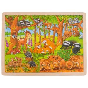 PUZZLE ANIMALES BOSQUE 48 PZS.