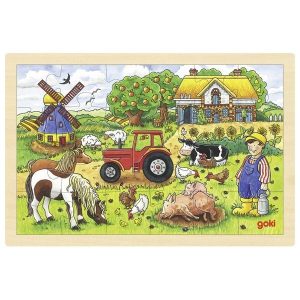 PUZZLE GRANJA-MOLINO 24 PZS.