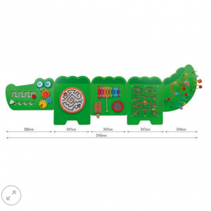 JUGUETE DE PARED COCODRILO