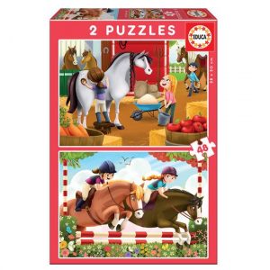 PUZZLES CUIDANDO CABALLOS