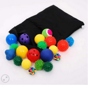 PACK DE 20 PELOTAS SENSORIALES