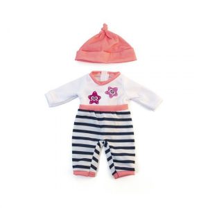 ROPA PARA MUÑECOS 32 CM PIJAMA SALMÓN