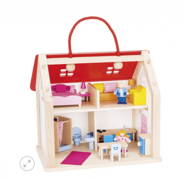 CASA DE MUÑECAS CON ACCESORIOS