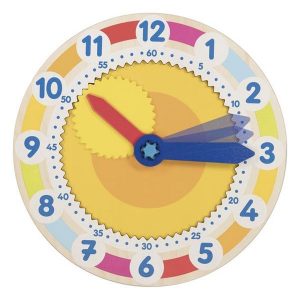 RELOJ CON ENGRANAJE: APRENDE A DECIR LA HORA