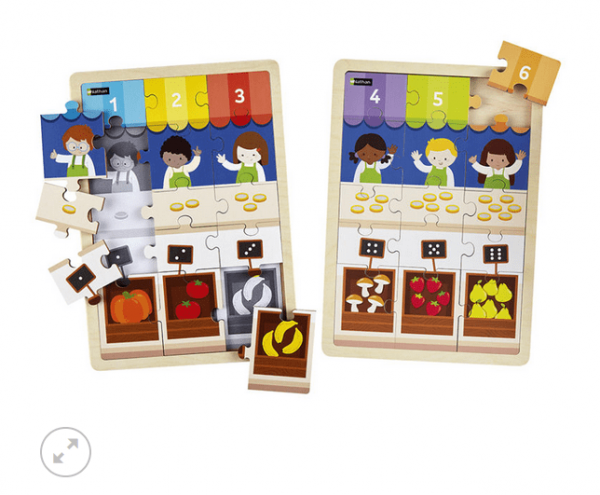 SET DE PUZZLES - CANTIDADES: 1 AL 6