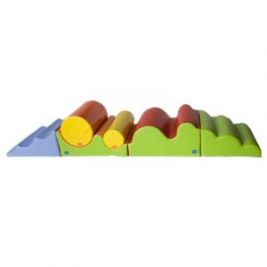 CONJUNTO CON CILINDROS TACTO PIEL 276X60X37 CM