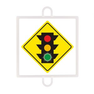 PANEL DE SEÑALIZACIÓN TRÁFICO DE ADVERTENCIA Nº 3 (SEMÁFORO VERDE)