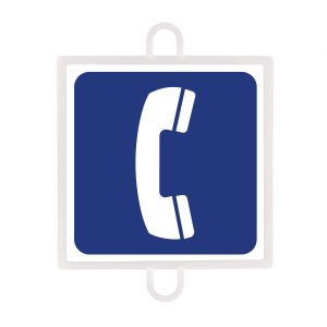 PANEL DE SEÑALIZACIÓN TRÁFICO DE INDICACIÓN Nº 2 (TELÉFONO)